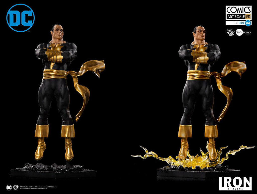 iron studios dc comics黑亚当black adam 1/10 比例雕像