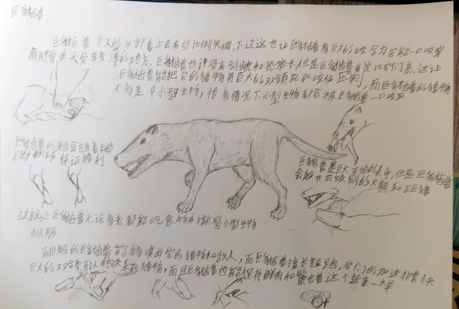 方舟生存进化 自创生物(巨豺齿兽)