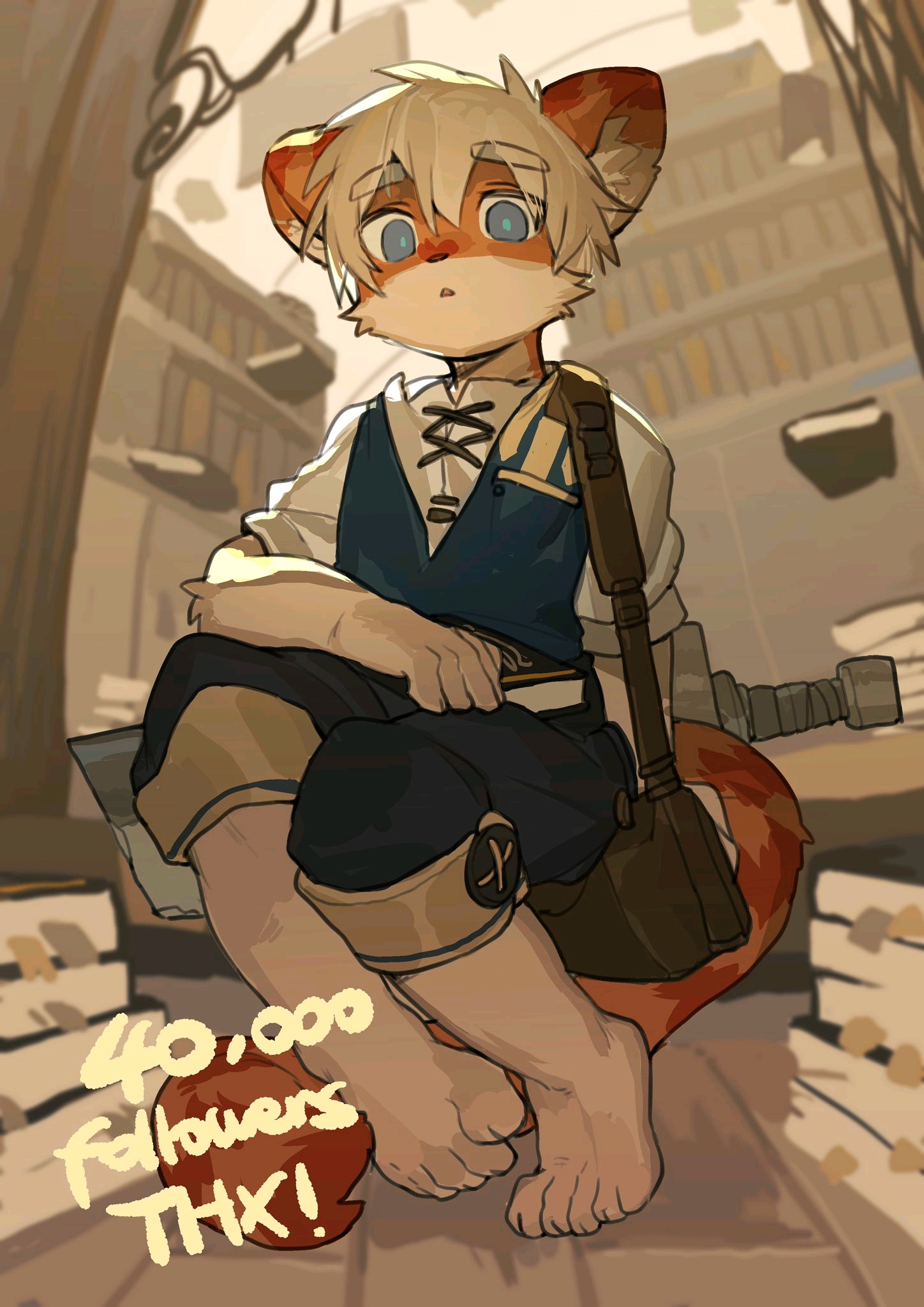 furry图片转载 twitter作者:虎裤里儿