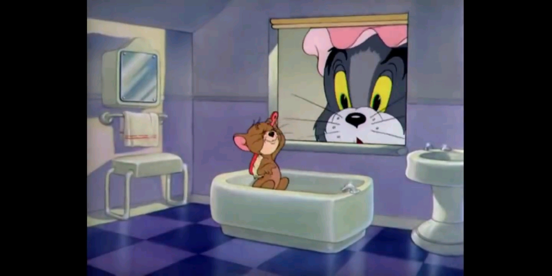 猫和老鼠:妈妈tom偷看我洗澡