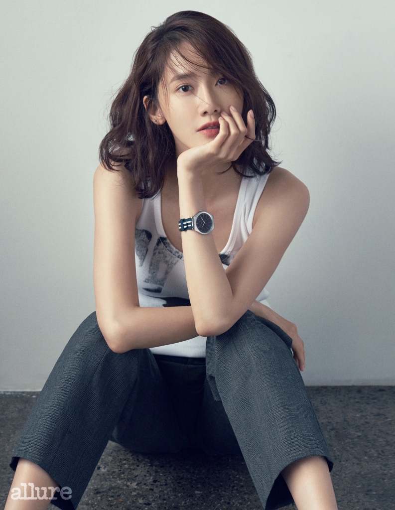 允儿《allure korea》写真 ,清新的夏日展现中性魅力