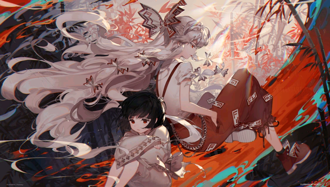 东方同人图——藤原妹红(2)