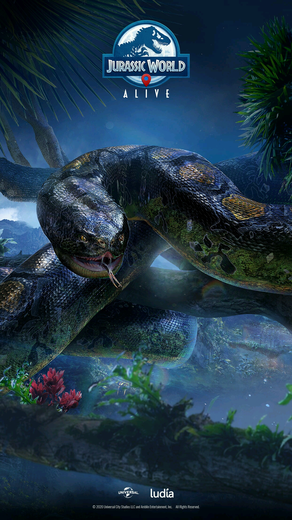 《jurassic world alive》(侏罗纪世界:适者生存)壁纸