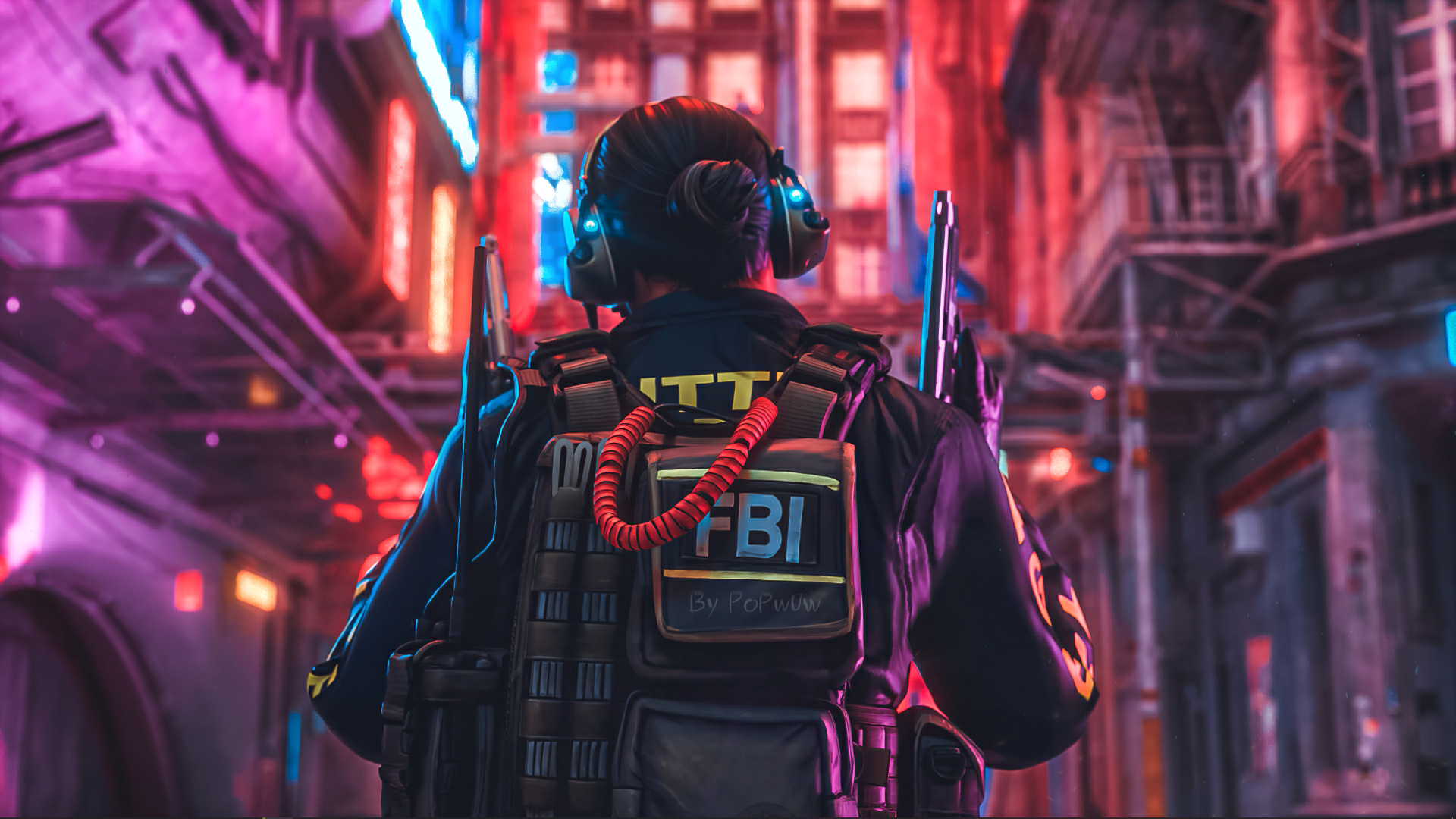 [popwow] fbi cyberpunk 4k