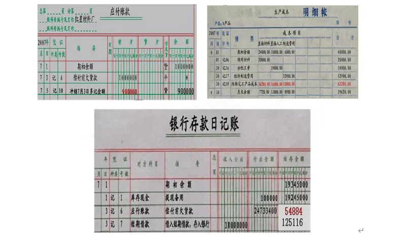 3.顺序连续登记：记账时，必须按账户页次逐页逐行登记，不得隔页、跳行