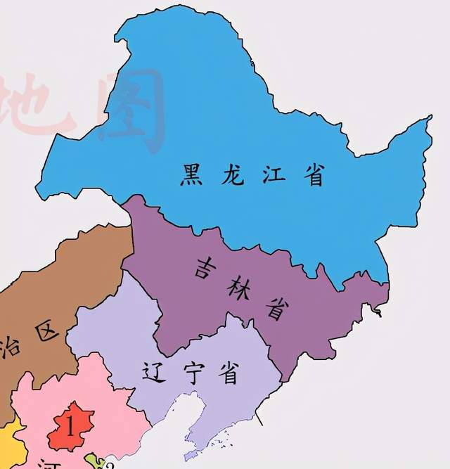 图六 1969-1978年的东三省地图