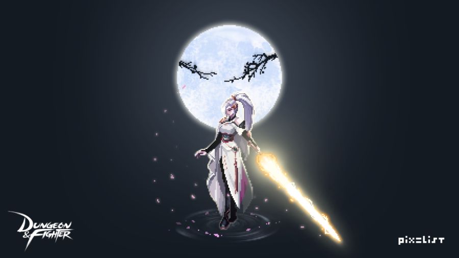 像素画三觉女鬼剑原画