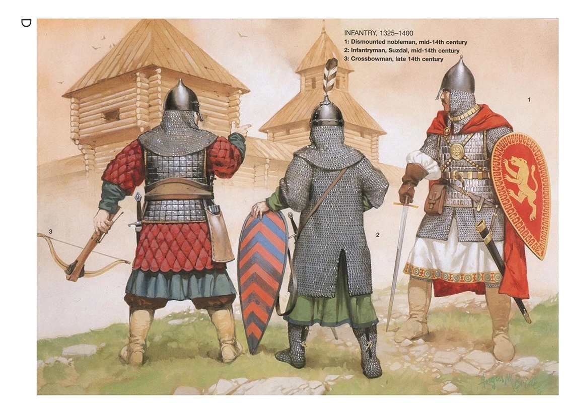 欧洲的影响在他的武器,盔甲和马具上毫无体现;甚至保护上臂的薄片甲衬