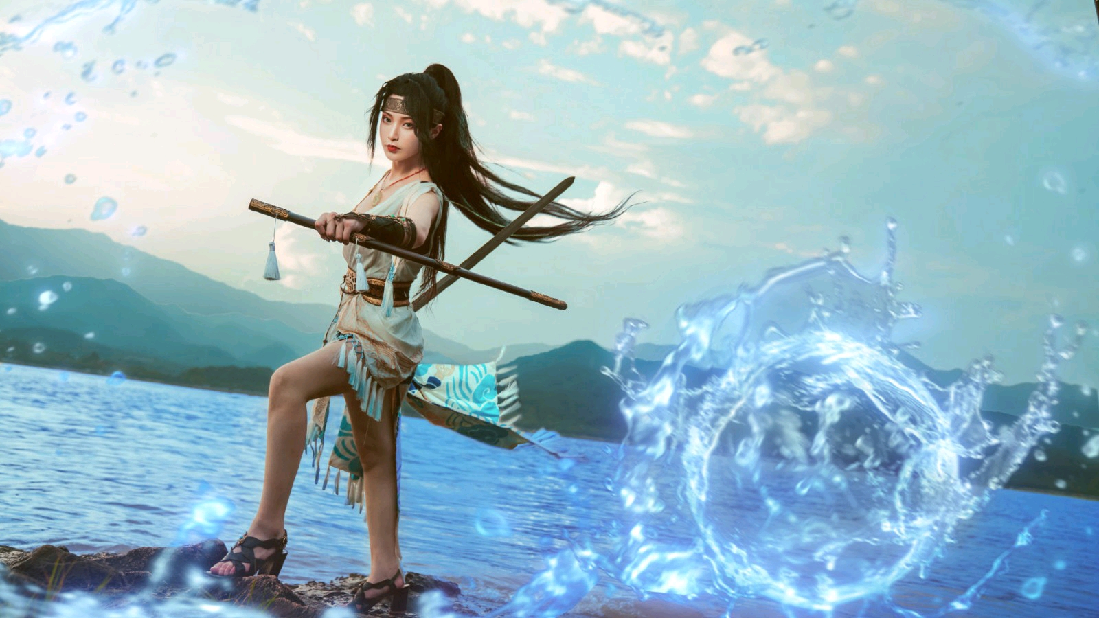小姐姐cosplay永劫无间崔三娘