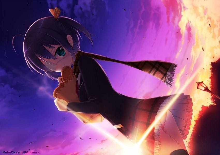 壁纸:小鸟游六花(中二病也要谈恋爱)