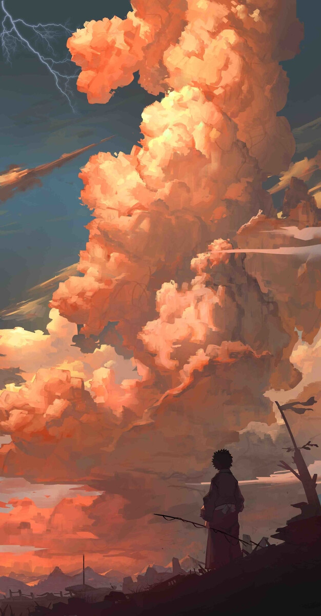 手机壁纸|二次元意境场景插画第五期 by:b站盐泽 2021