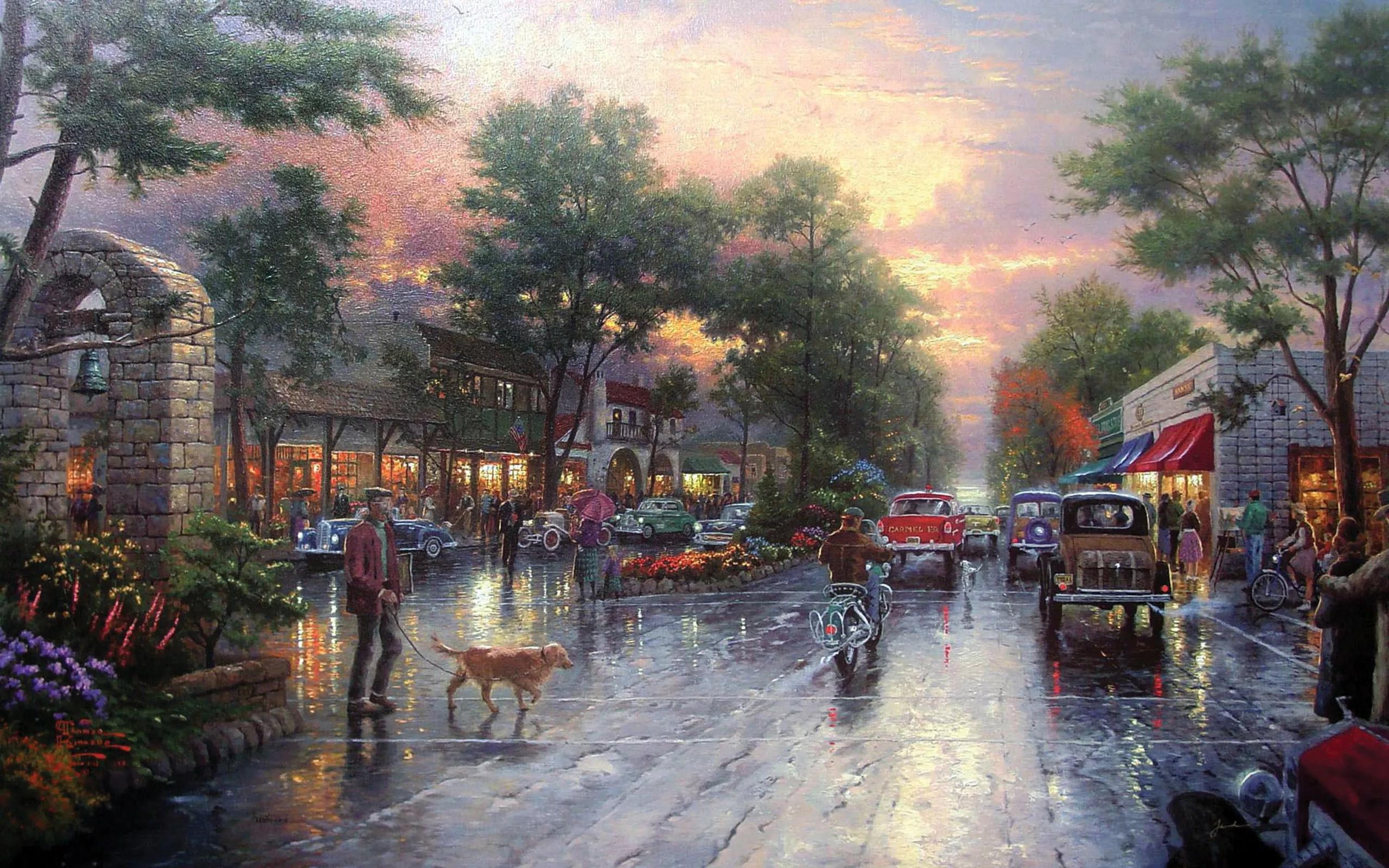 托马斯.金凯德(thomas kinkade)梦幻风格油画作品鉴赏