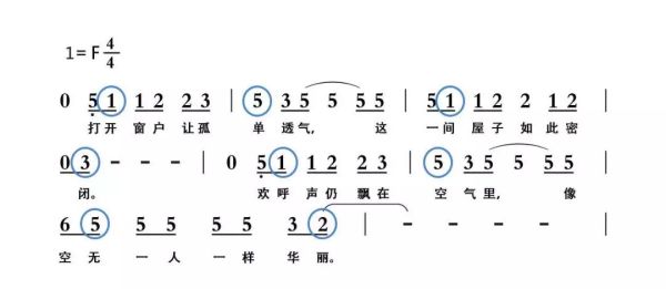 调性伴奏曲谱_陶笛曲谱12孔(3)