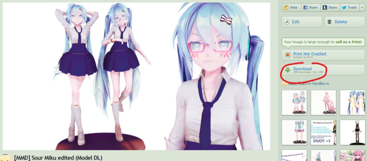 【mmd x sour式初音模型配布】