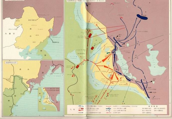 1938年8月,张鼓峰,苏日冲突示意图,日本的野心不止于区区中华