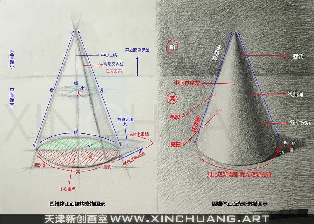 天津新创画室素描基础