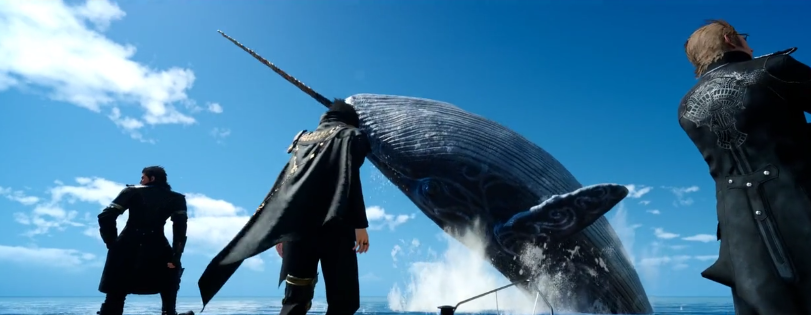via 《ff15中的另一个巨大生物:水神俾斯麦!4k全最高》 4k游戏频道