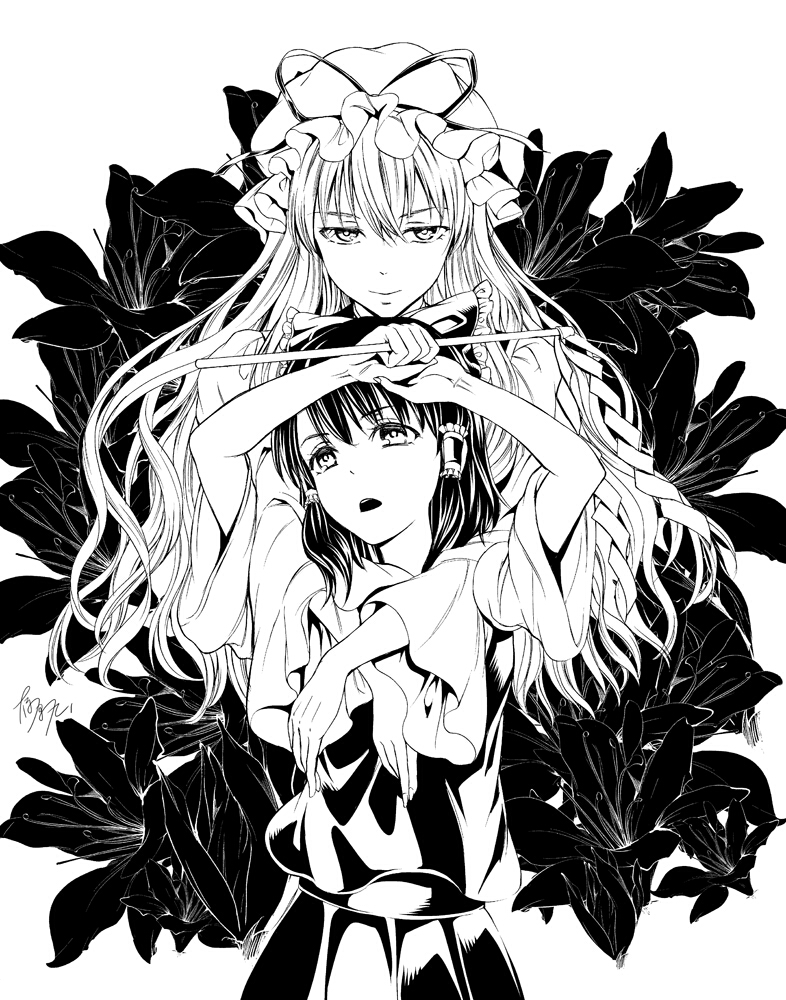 「东方美图集」幻想结界组-博丽灵梦&八云紫