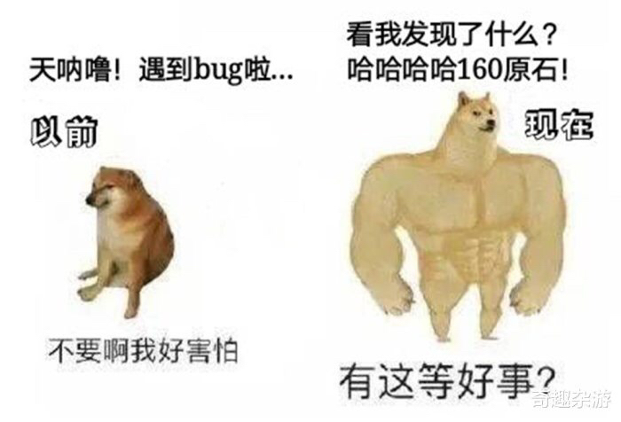 被p的超有肌肉感柴犬(swole doge或buff doge)和另一只小废柴(cheems)
