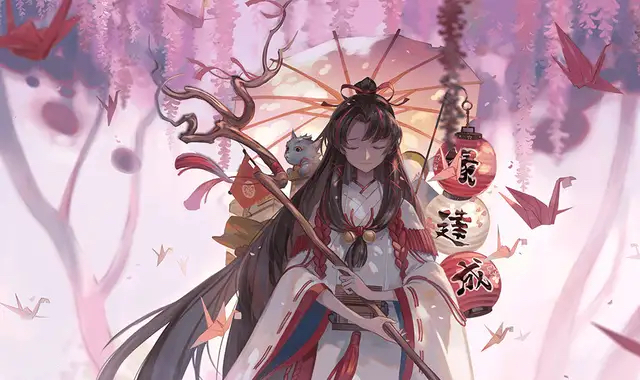 【阴阳师】缘结神插画欣赏,瞎猜一波细节