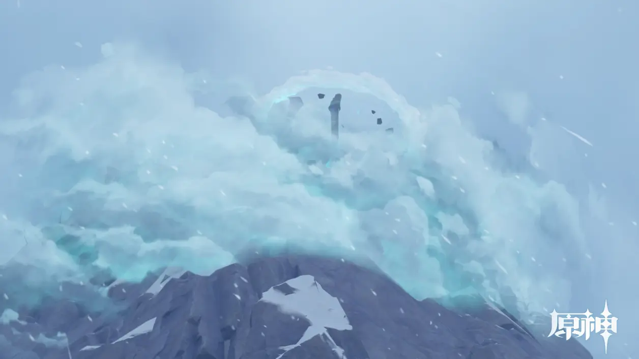 原神雪山图