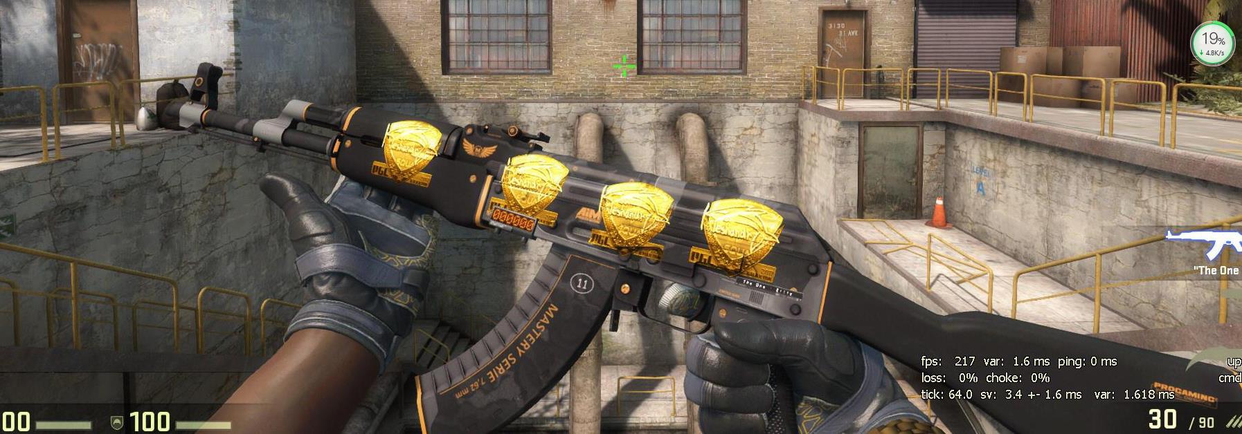 csgoak47精英之作绝美贴纸枪穷人的翻身仗多图警告