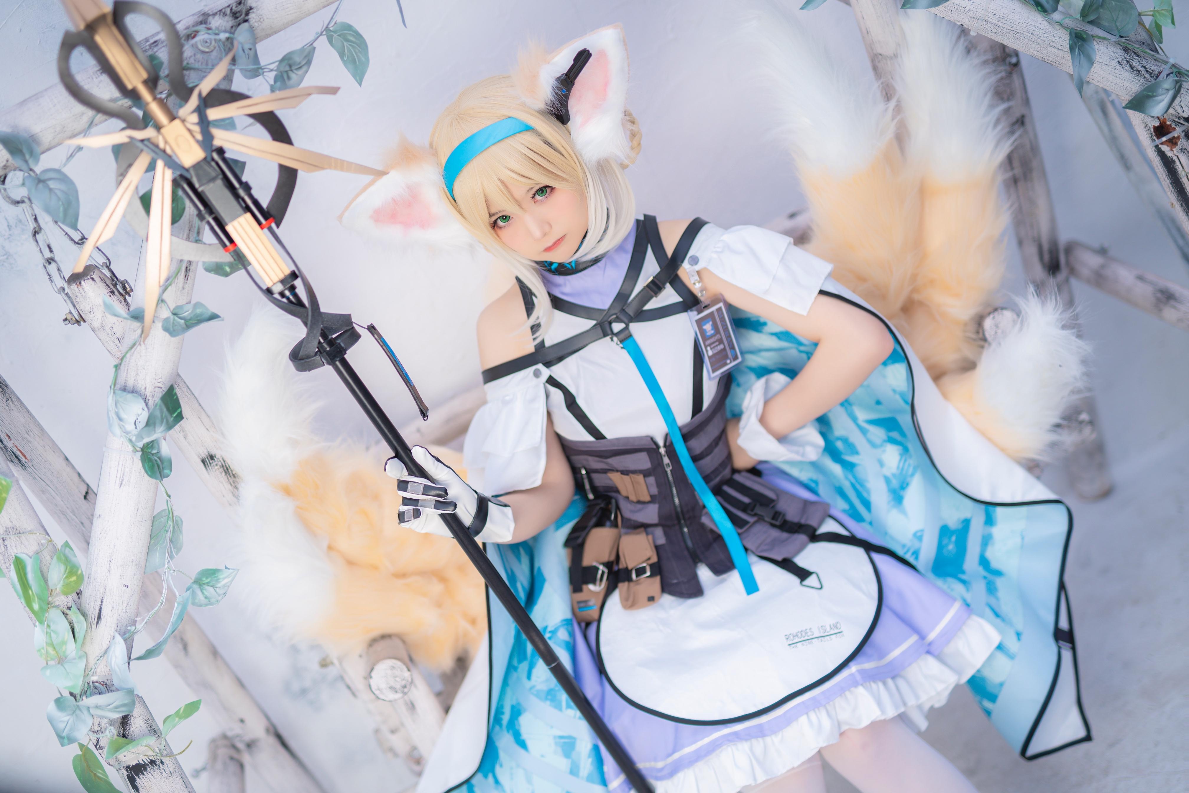 二次元cosplay萌妹,原神cos八重神子 【cosplay】明日方舟 萌妹铃兰 每天都会分享漂酿的二次元cosplay作品