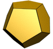 它们分别是:正四面体,正六面体,正八面体,正十二面体和正二十面体.