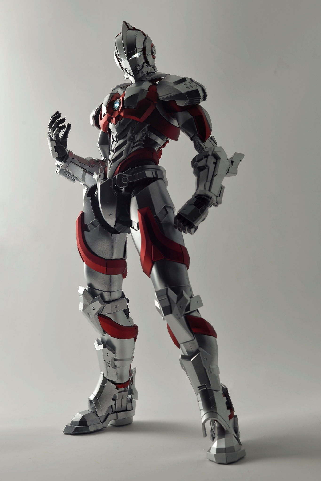 【评测】机械与奥特之光融合!御模道x次元模坊 机动奥特曼 喷涂版