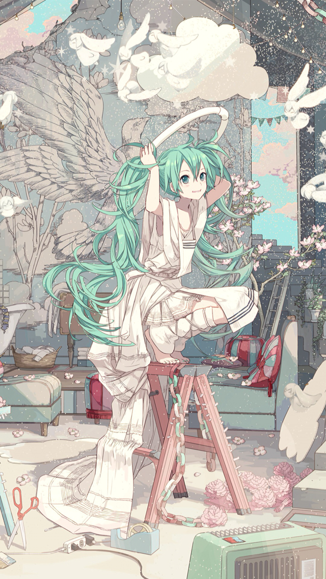 初音未来比较少见的壁纸