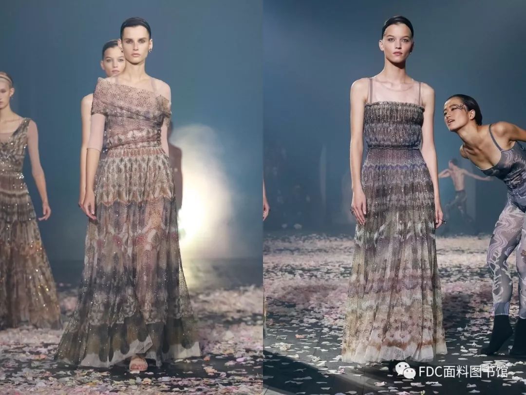 dior2019春夏系列 | 花瓣雨中的时装秀