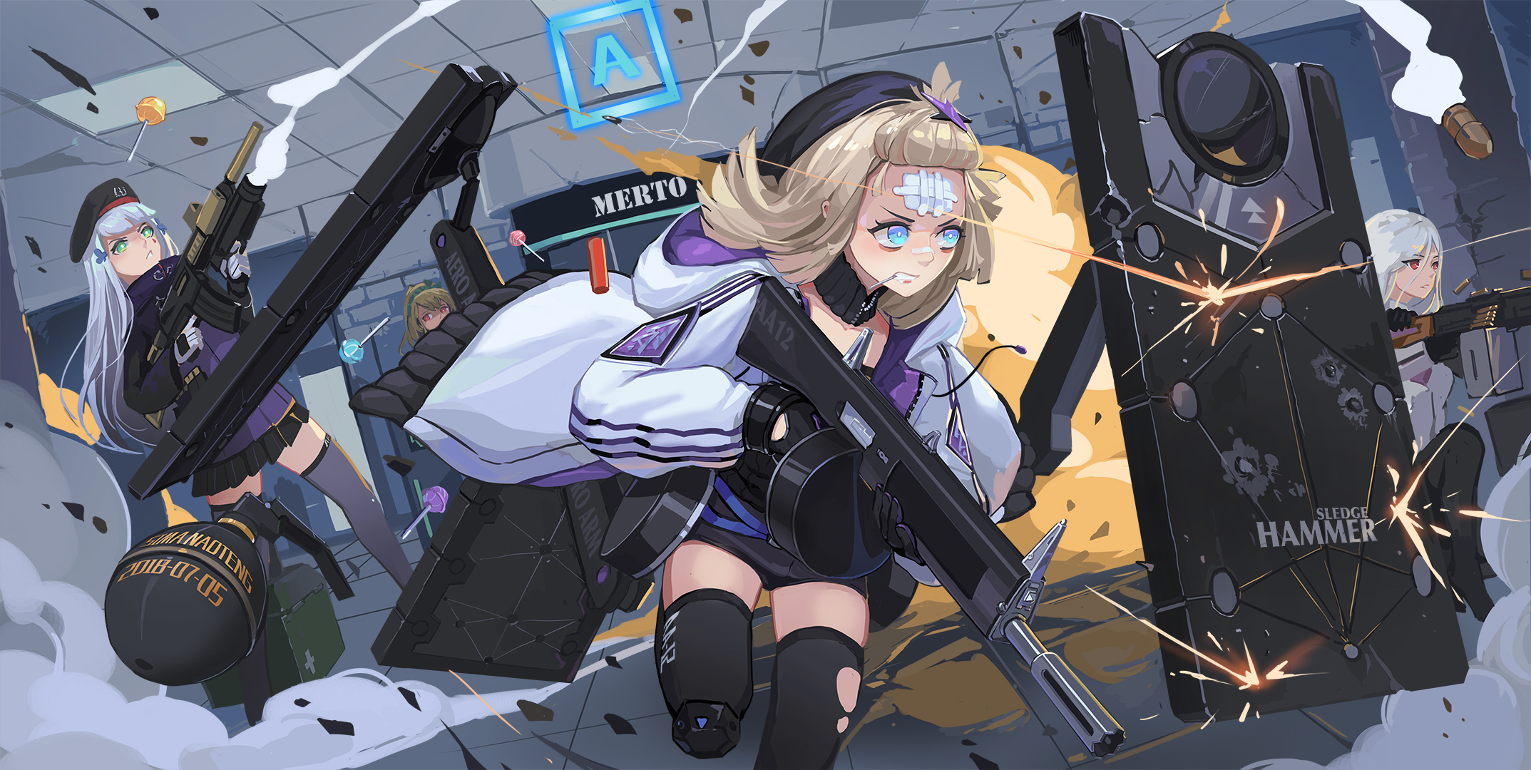 少女前线图片系列aa12和mp7专场