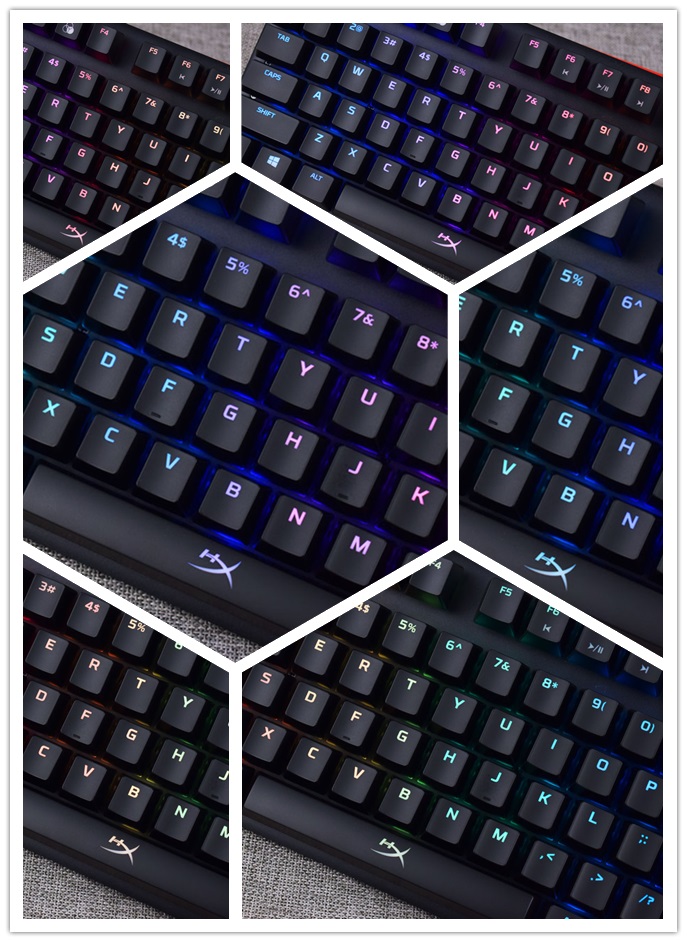 咔哒咔哒的清脆手感,极度未知hyperx起源87冰轴机械键盘开箱试玩