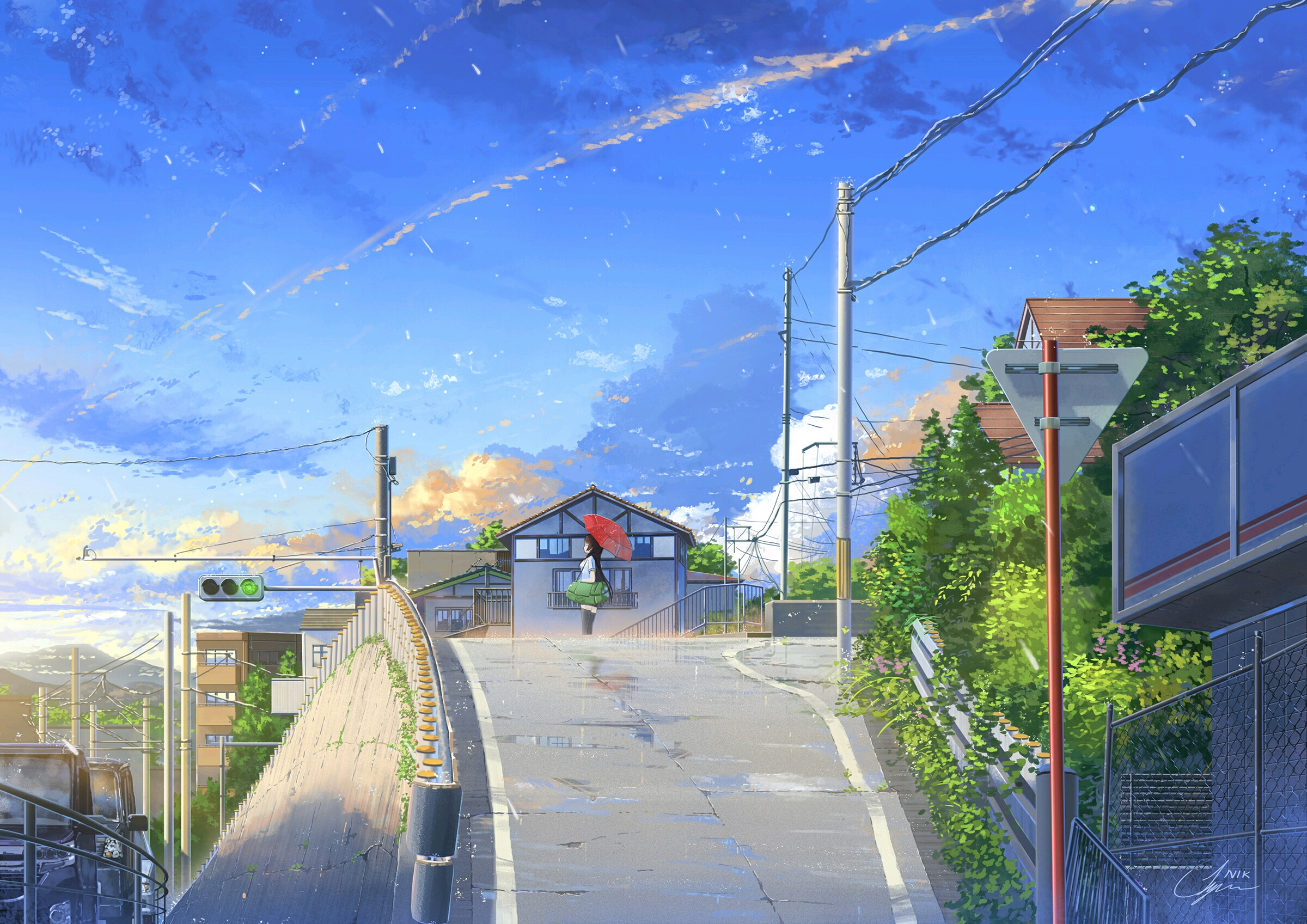 【画师】一 日本风景画师nik插画作品