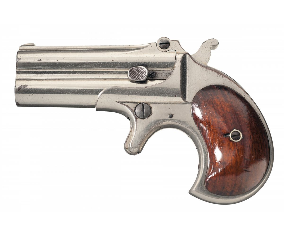 原型德林加手枪,是由美国著名的枪械设计师亨利·德林杰(henry