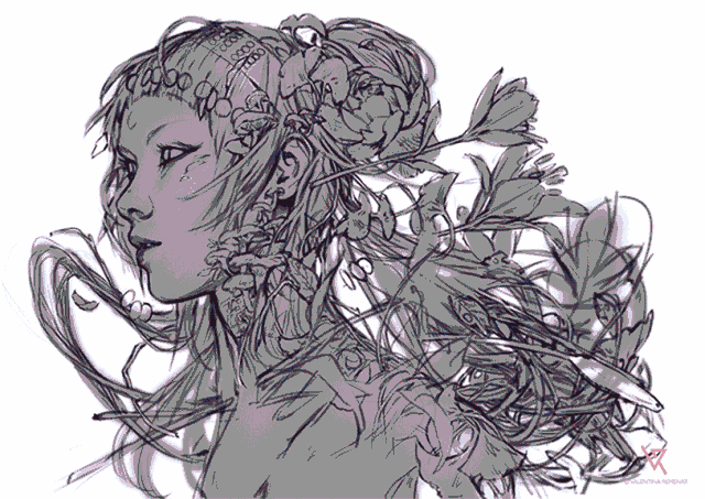 一点点蜕变她笔下的奇幻插画惊人的美