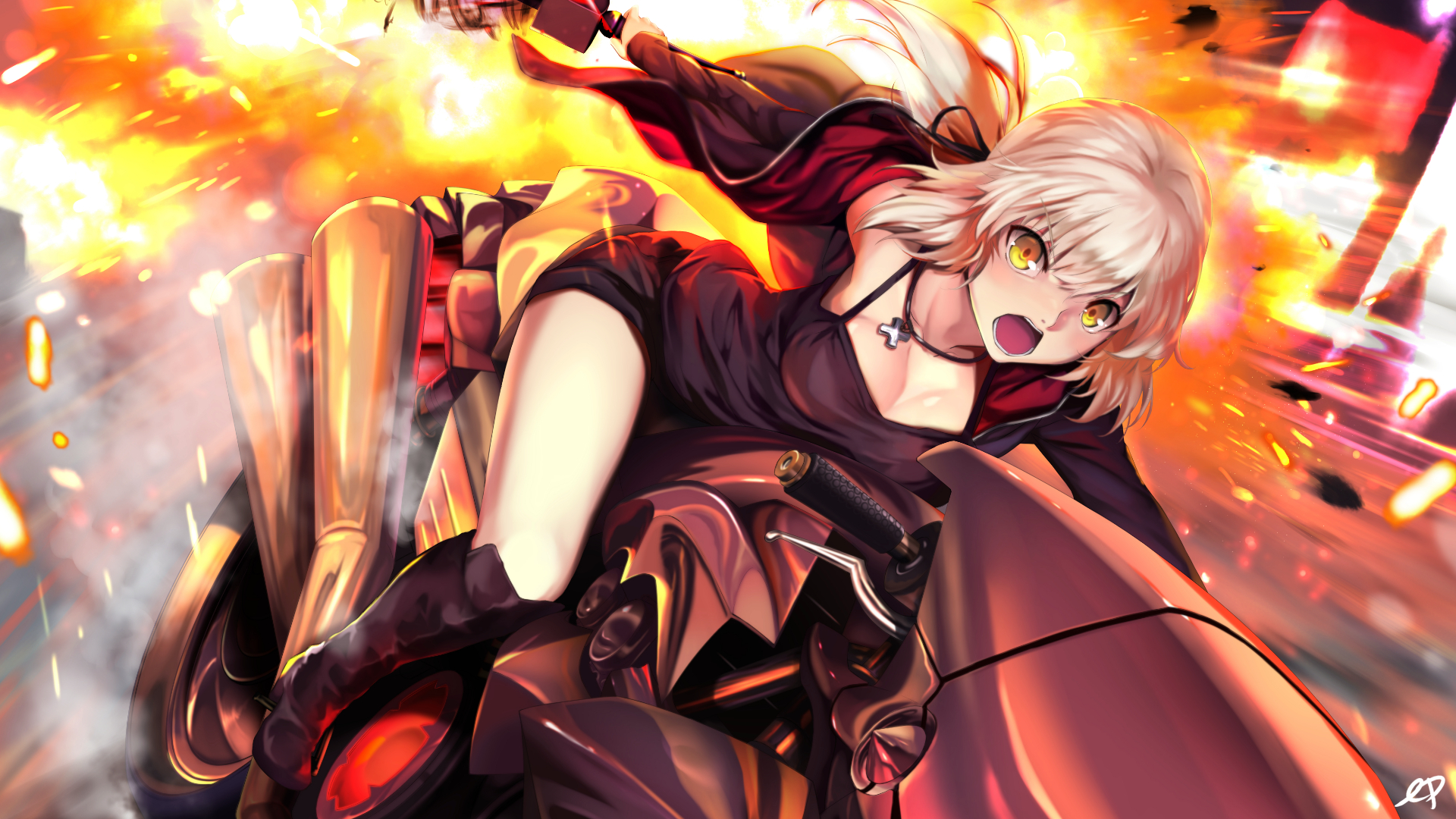 saber壁纸4k p站,saber壁纸4k手机壁纸 【pixiv】黑化saber p站收藏超10000 第七期