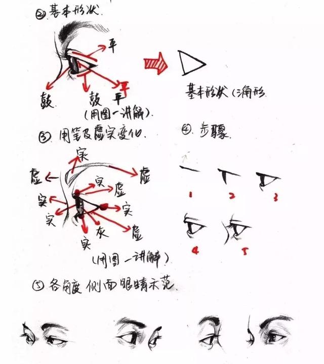 速写干货速写局部素材讲解分析