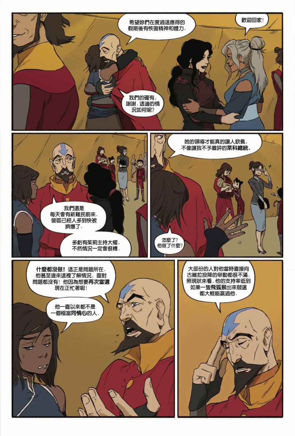 the legend of korra 科拉传奇漫画 turf wars 领地战争 part 1 汉化