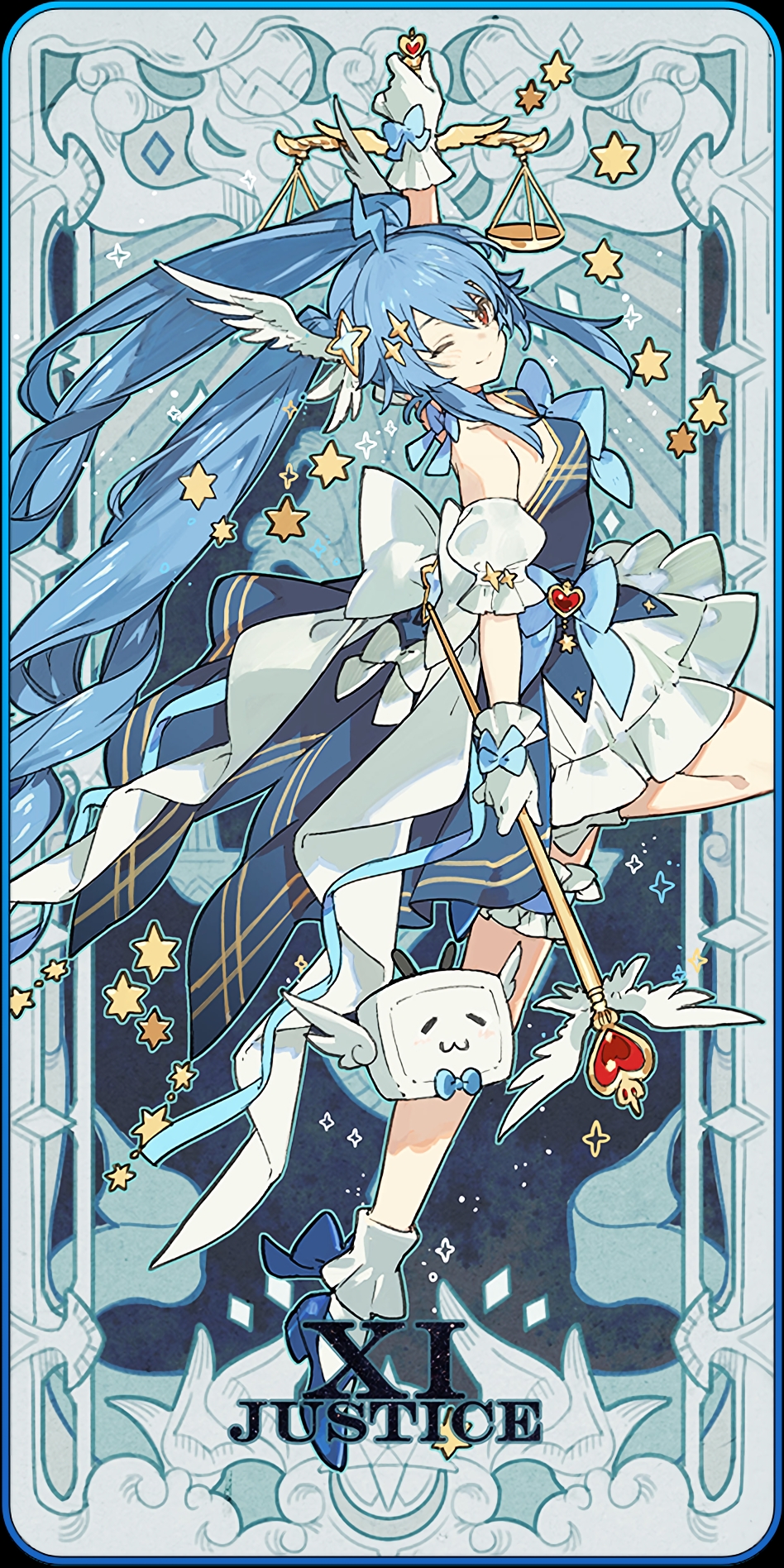 哔哩哔哩装扮壁纸: 2233娘·幻星集塔罗牌
