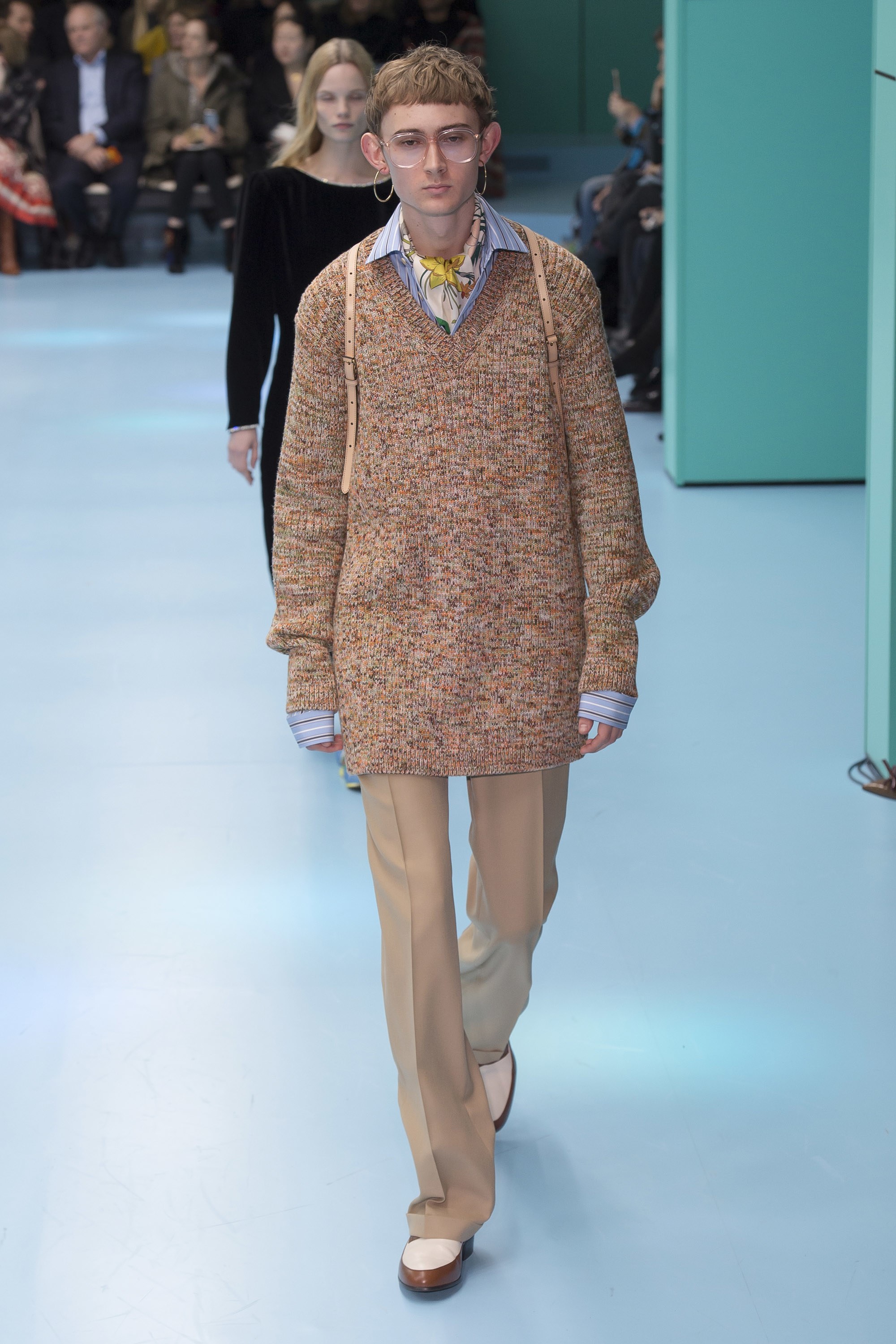 华丽的复古- gucci 古驰 2018 秋冬成衣时装秀(多图且