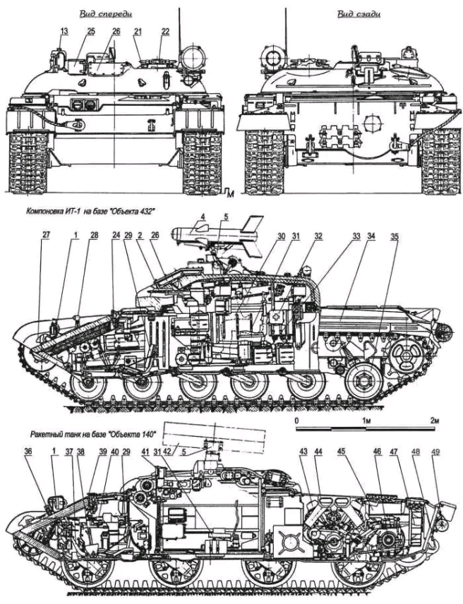 苏联工程坦克② object 140是作为t-54的后继车辆而开发的试制中战车