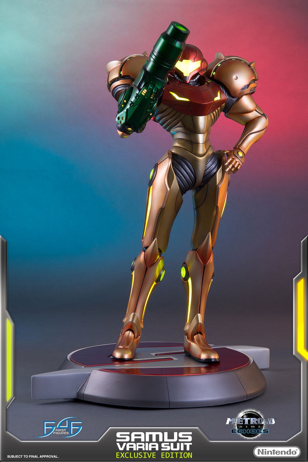 first 4 figures《银河战士prime2:回音》samus varia suit exclusive