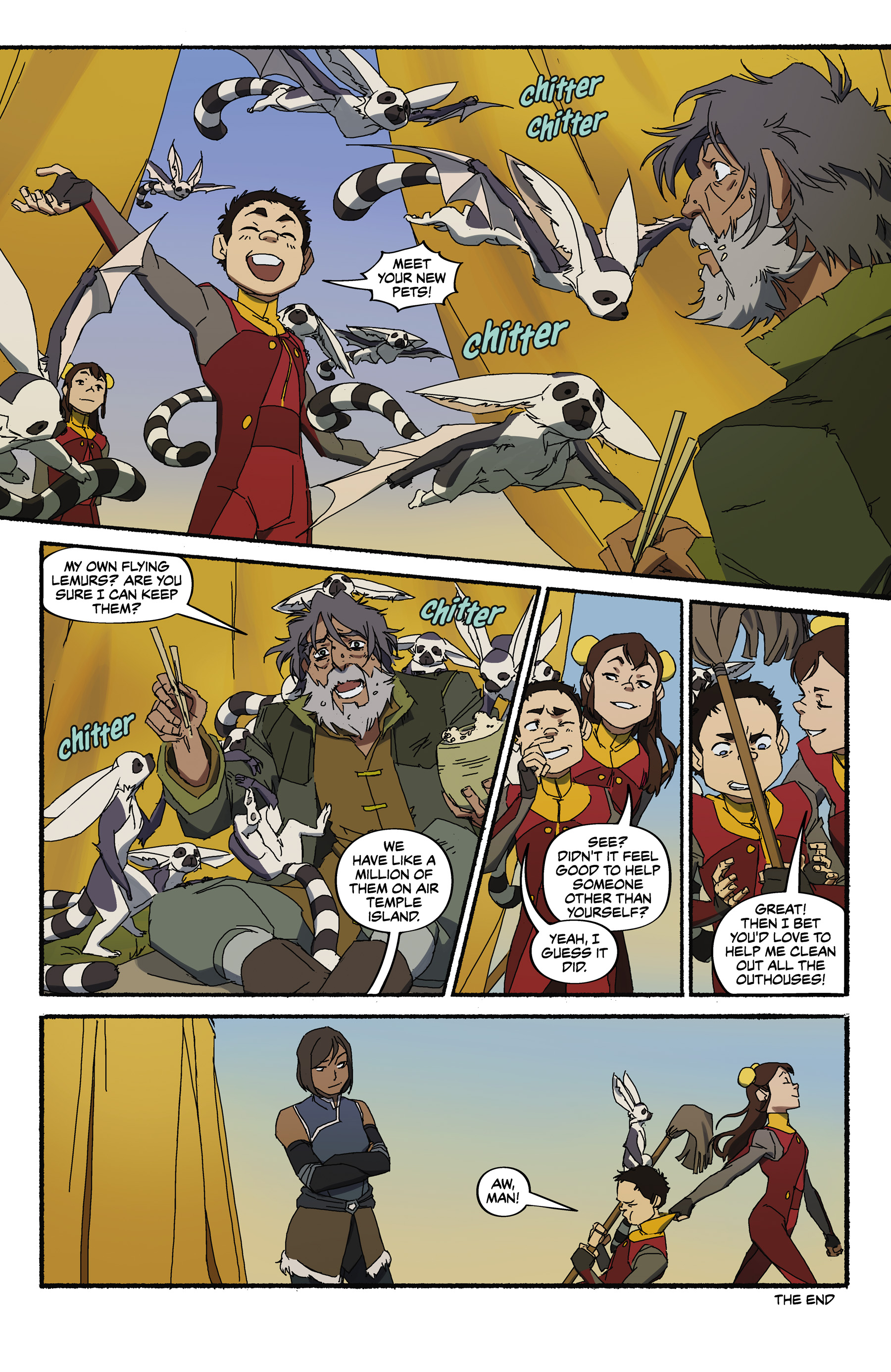 the legend of korra 科拉传奇漫画短篇 lost pets 走失的宠物 生肉