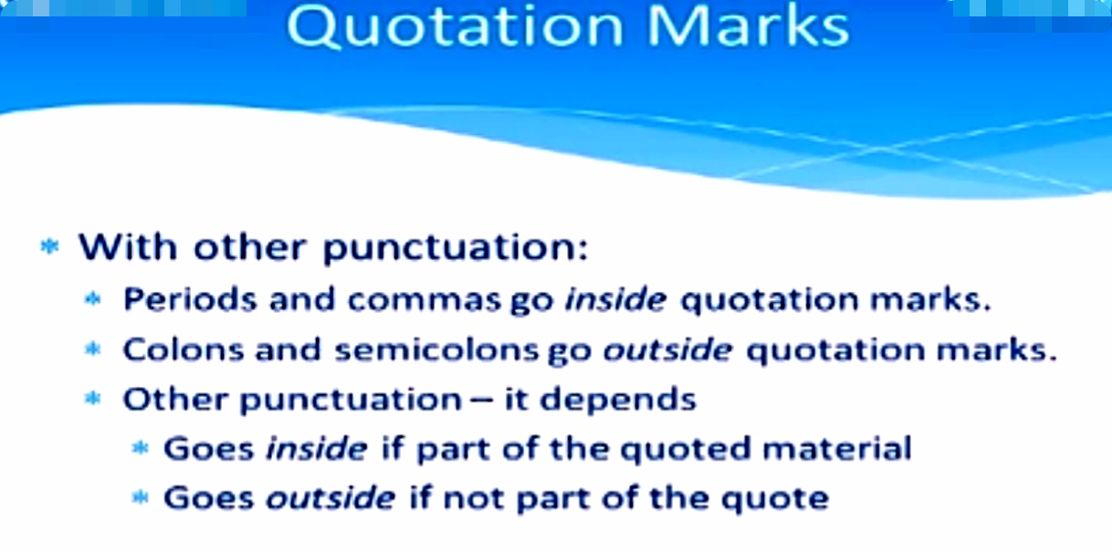 punctuationquotationmarks引号