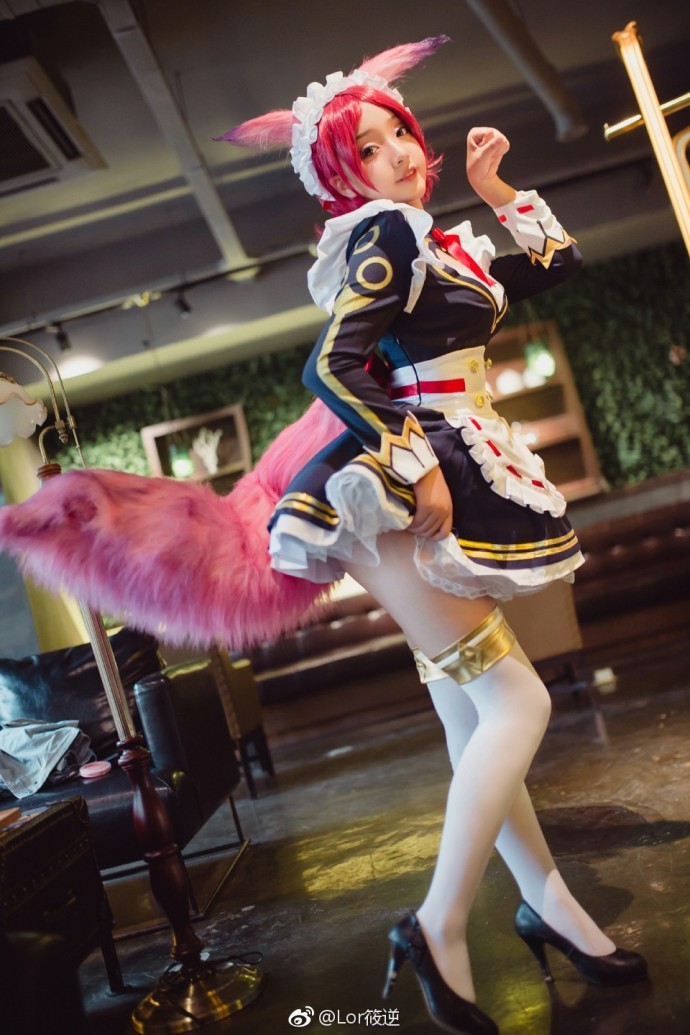acg情报屋:【cosplay】《王者荣耀》女仆妲己,"尾巴不