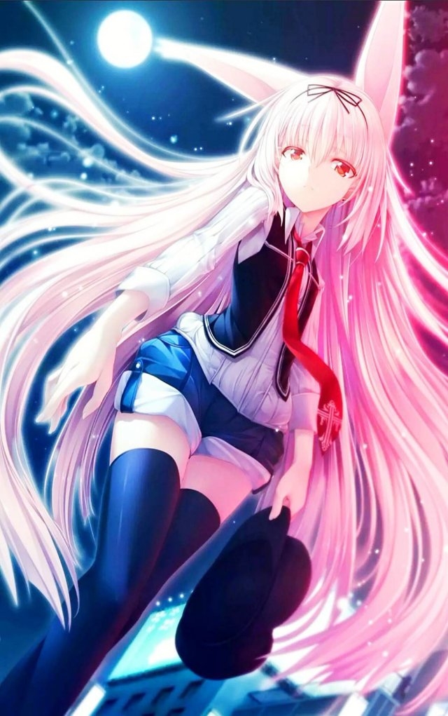 二次元美图(第十五期)粉色长发美少女张张都是壁纸