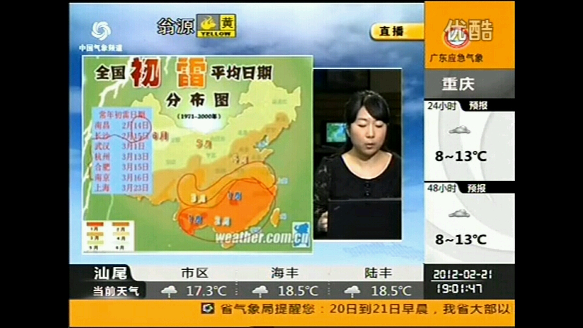 盘点中国天气历年跑马及节目合集