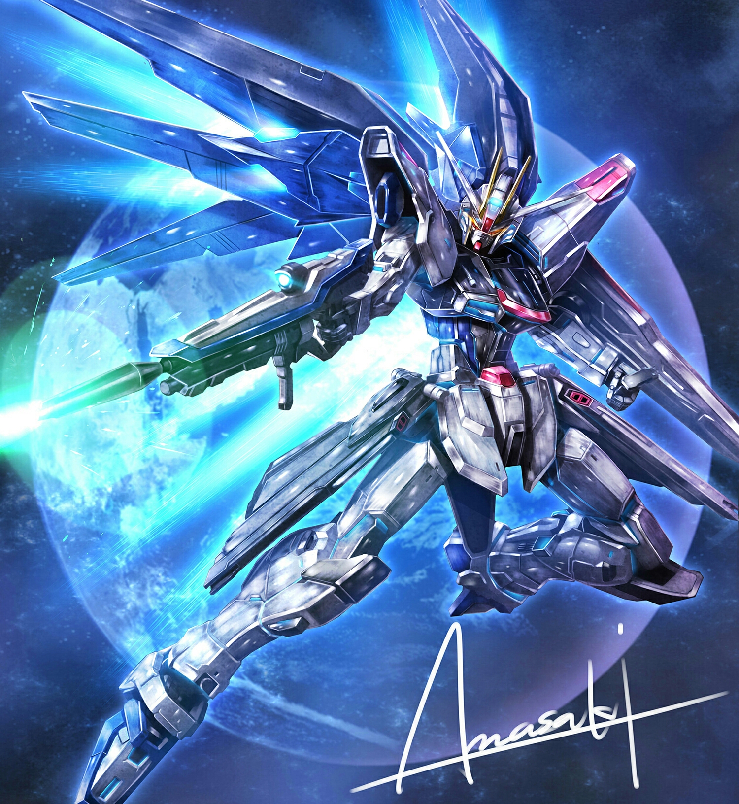 MG版 00 QAN[T] Gundam 高达模型_PotterLoong-站酷ZCOOL