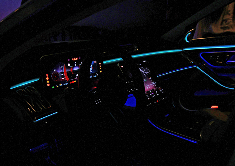 21款2021奔驰s400l商务豪华型s450l改装主动式环境氛围灯系统